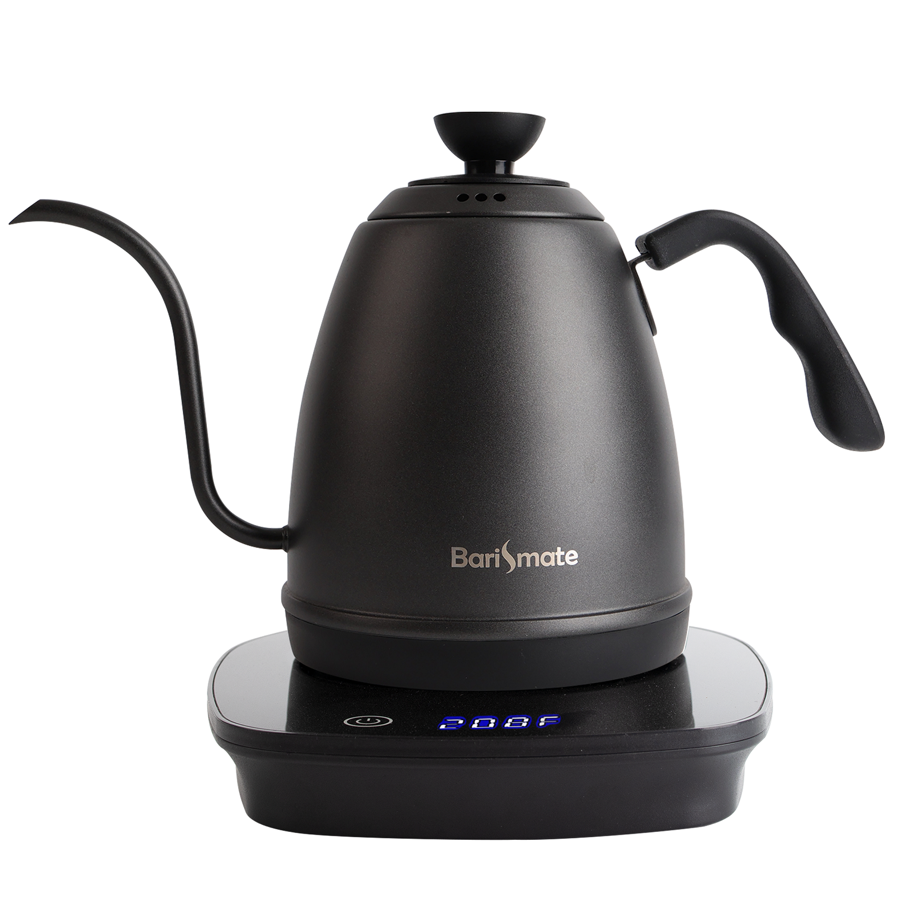 Intelligent  Matt black,foodgrade non-stick coating, electric  Gooseneck  programmable Multi-Use Electric coffee kettle