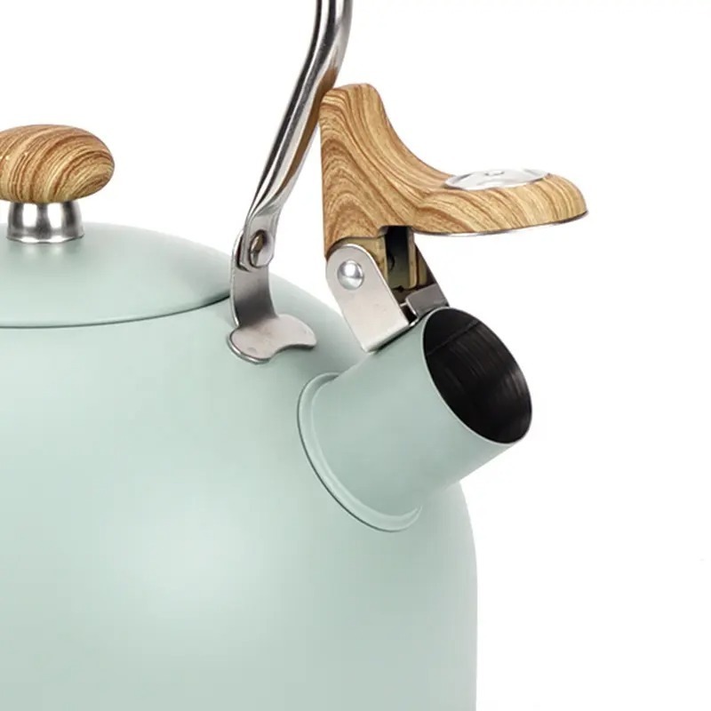 Whistling Induction teapot Tea Pot Water Kettle Tea Kettle 201 304 Stainless Steel Home Kitchen Whistle Kettles