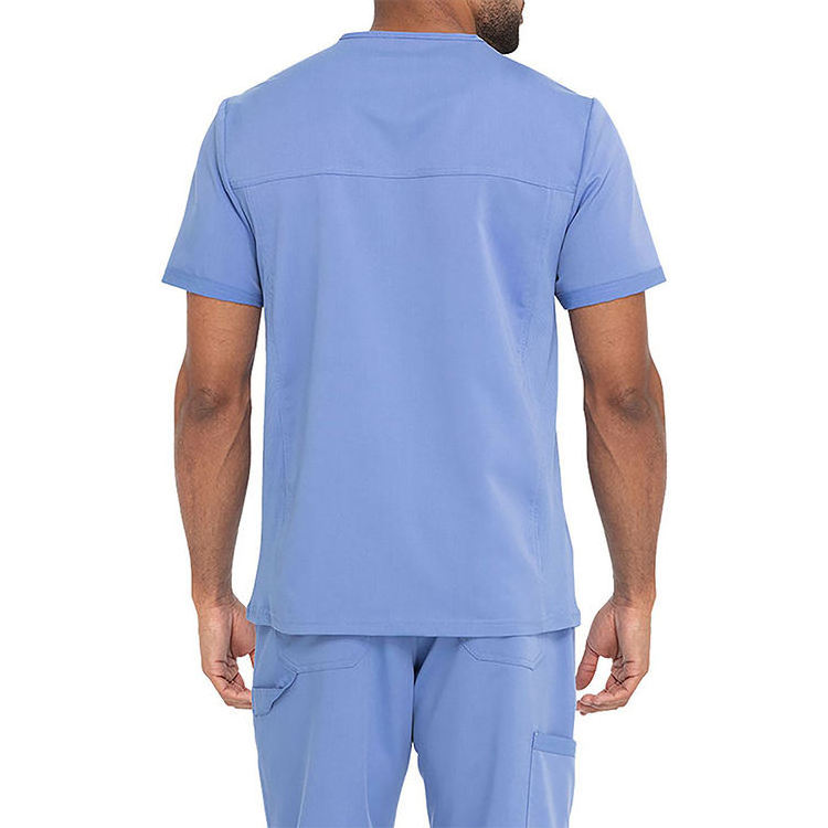 Hospital Nursing Uniform Scrub Set Shorts Sleeve Medical Scrub Uniform Women and Men Surgical Scrub Uniform Woven Summer Wear