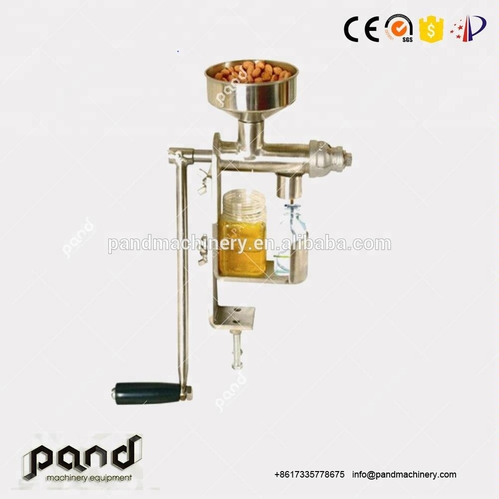 Hot selling home mini small press olive oil machine peanut oil manual oil press