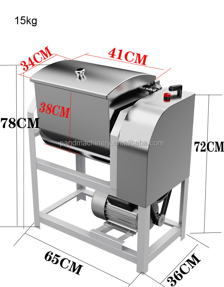 Industrial electric large capacity bread flour mixer machine/electric pastry mixer/stainless steel flour kneading machine