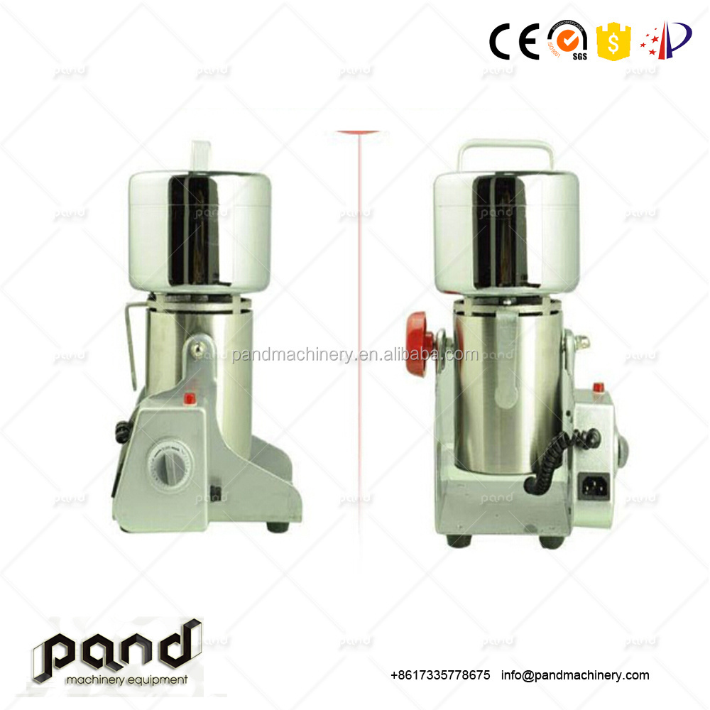 Superfine Small electric swinging almond flour mill grinder white alum crushing machine