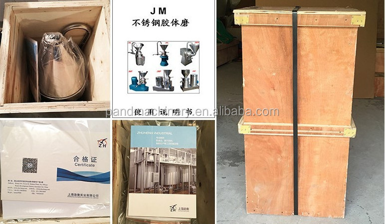 Food industry Tomato Paste Production Equipment Colloid Mill Peanut Butter Making Machine with stainless steel