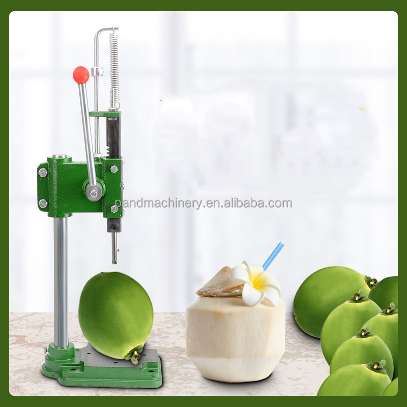 Manual opener lid machine for young coconut/coconut top cut machine