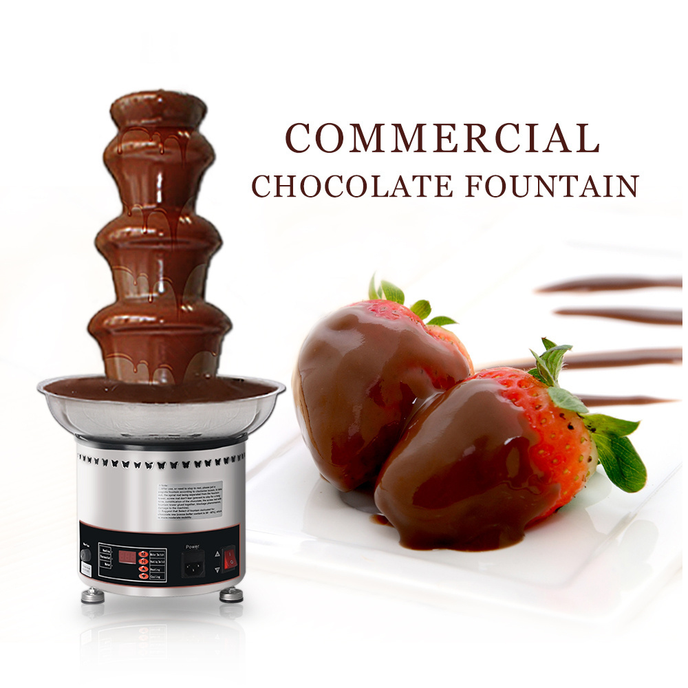 Hot sale banquet party chocolate fountain machine /chocolate fondue machine for All Saints' Day