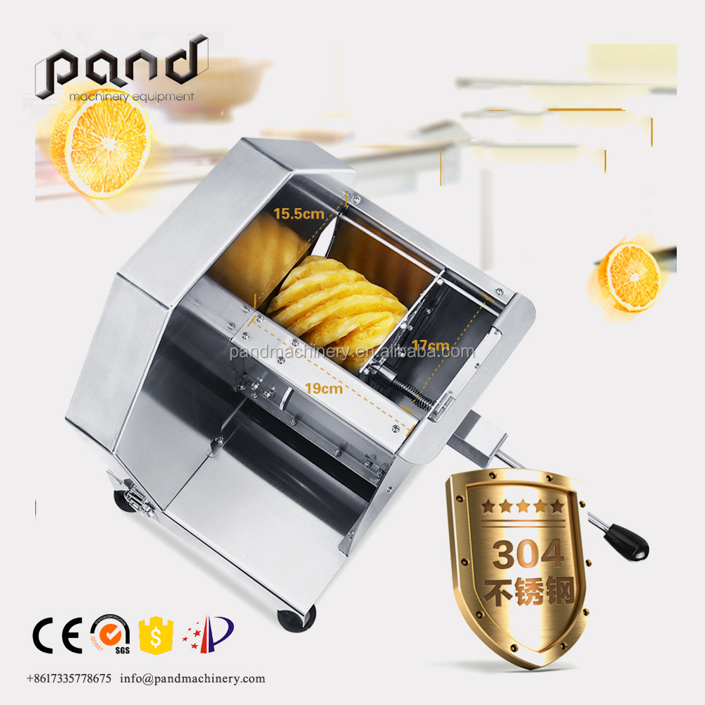 Hand apple lemon mango kiwi dragonfruit onion slicing cutting machine for small business