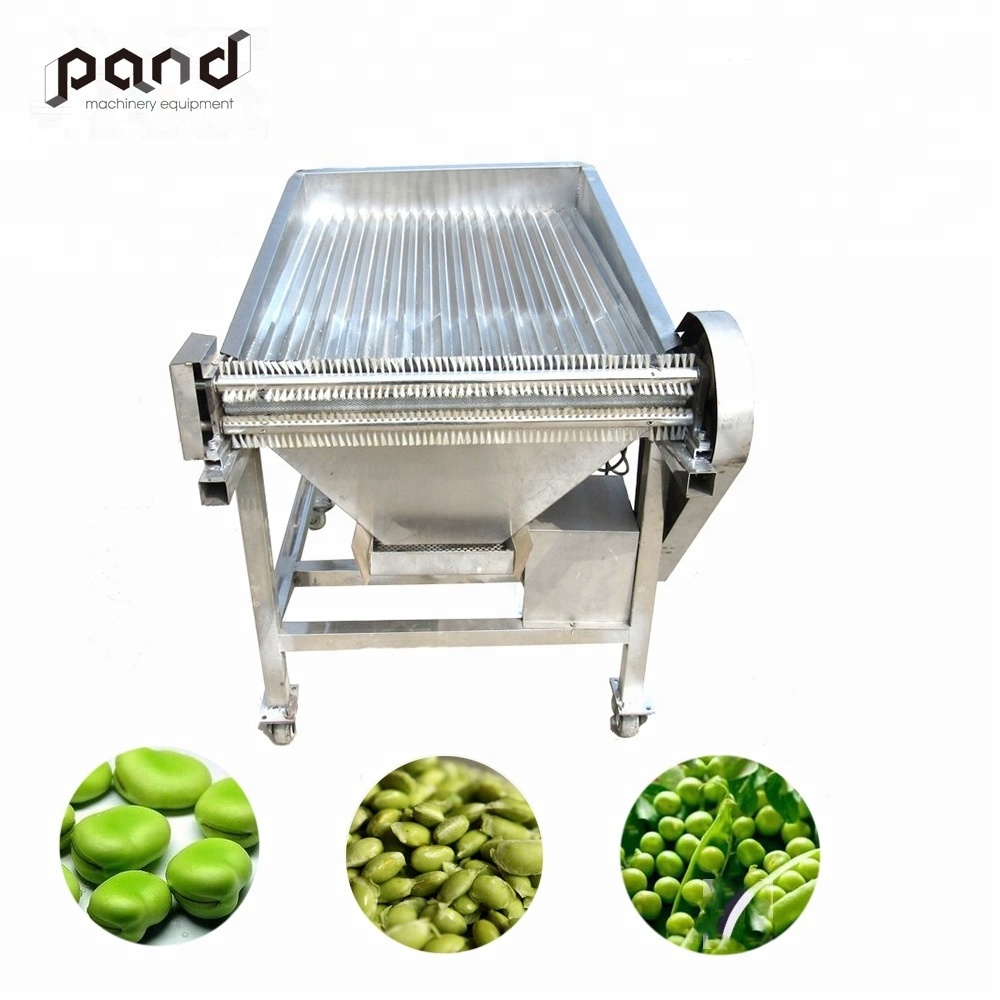 75kg/hour Edamame outer shell removing machine pea shucker huller broad bean sheller