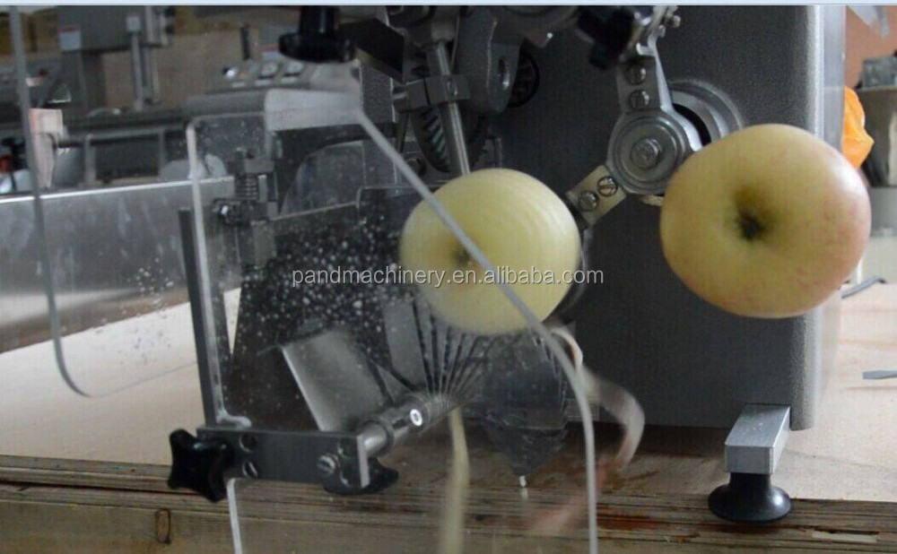 Apple peeling coring slicing machine/industrial apple peeler/apple peeler corer slicer