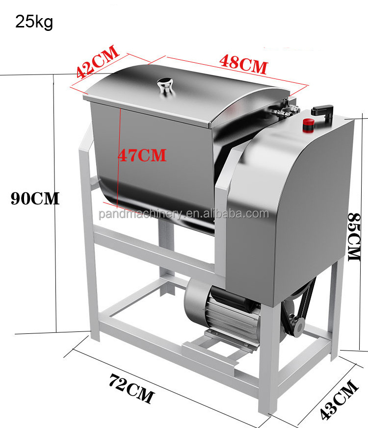 Industrial electric large capacity bread flour mixer machine/electric pastry mixer/stainless steel flour kneading machine