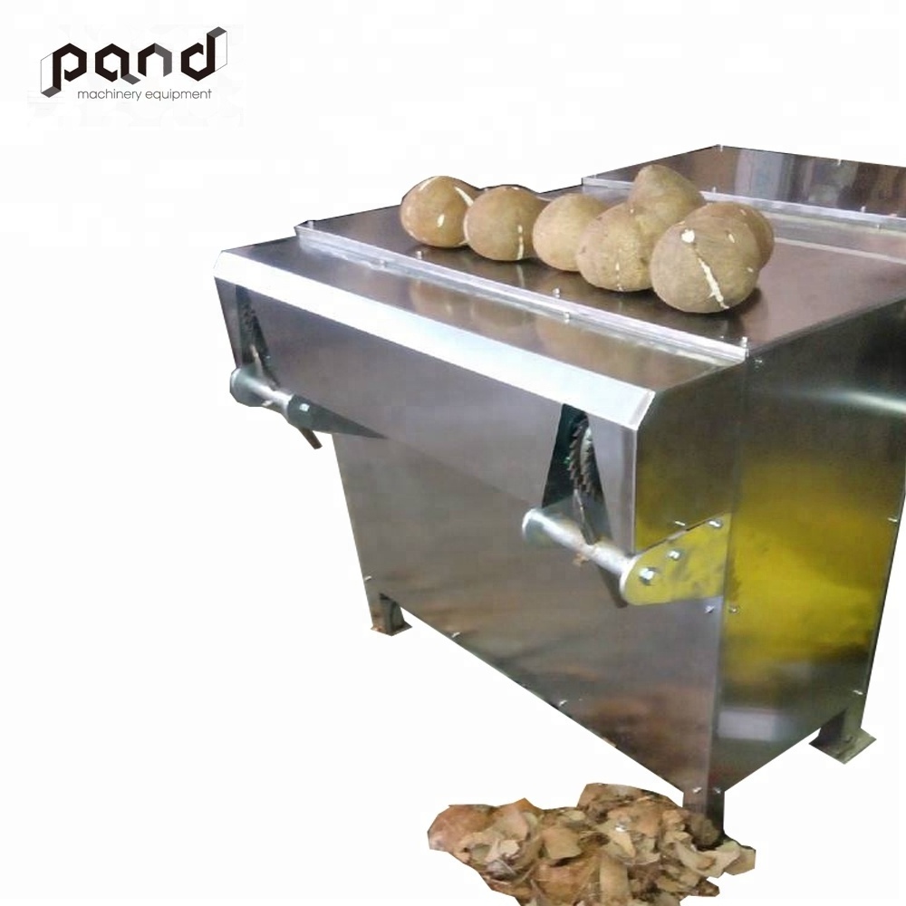 High quality coconut dehusker /coconut shell peeling machine