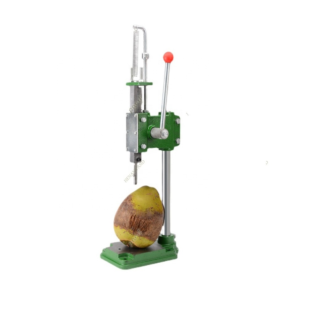 Manual opener lid machine for young coconut/coconut top cut machine