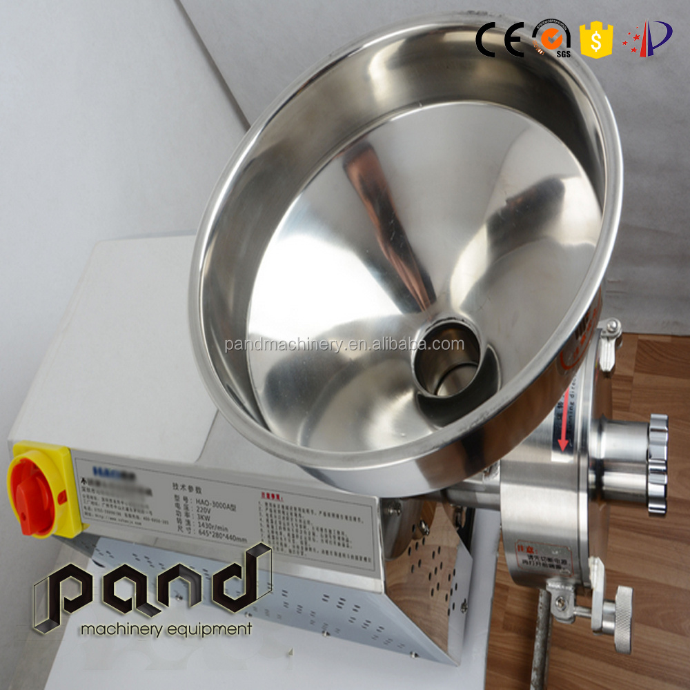 Factory price mini flour mill/wheat flour mill price/dry fruit powder grinder