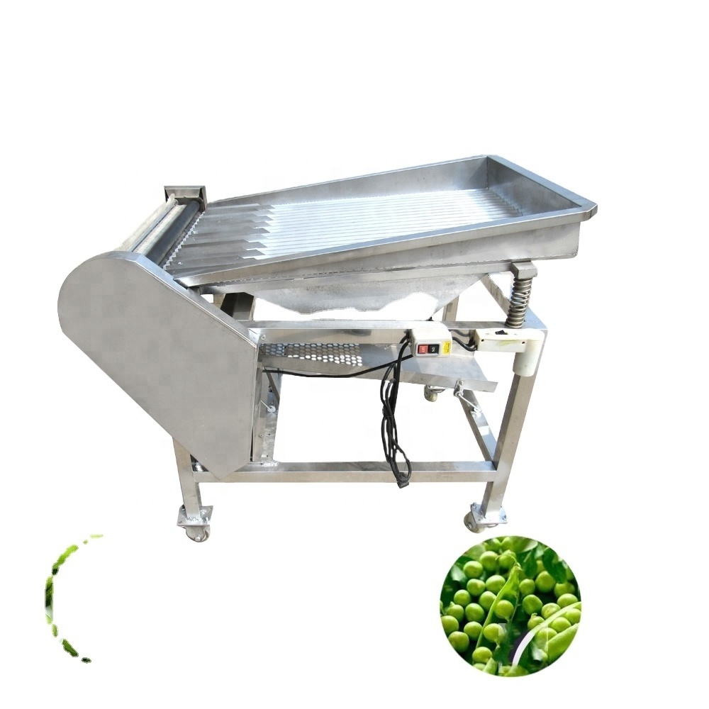 75kg/hour Edamame outer shell removing machine pea shucker huller broad bean sheller