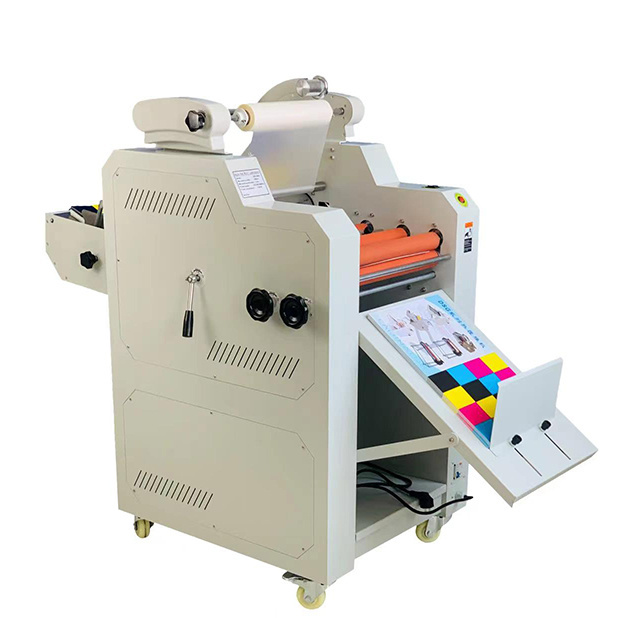 PL-390A Custom Ads Poster Paper Electric Thermal Laminating Machine Flyer Sheet Card Laminator Auto Separate Function