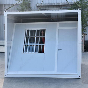 Hurricane Proof Foldable Container House Steel Structure Prefab Building Portable Prefabricated Folding Home