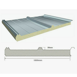 Factory price Heat Insulated pu exterior roof sandwich panel Better than eps sandwich panel for Southeast Asia