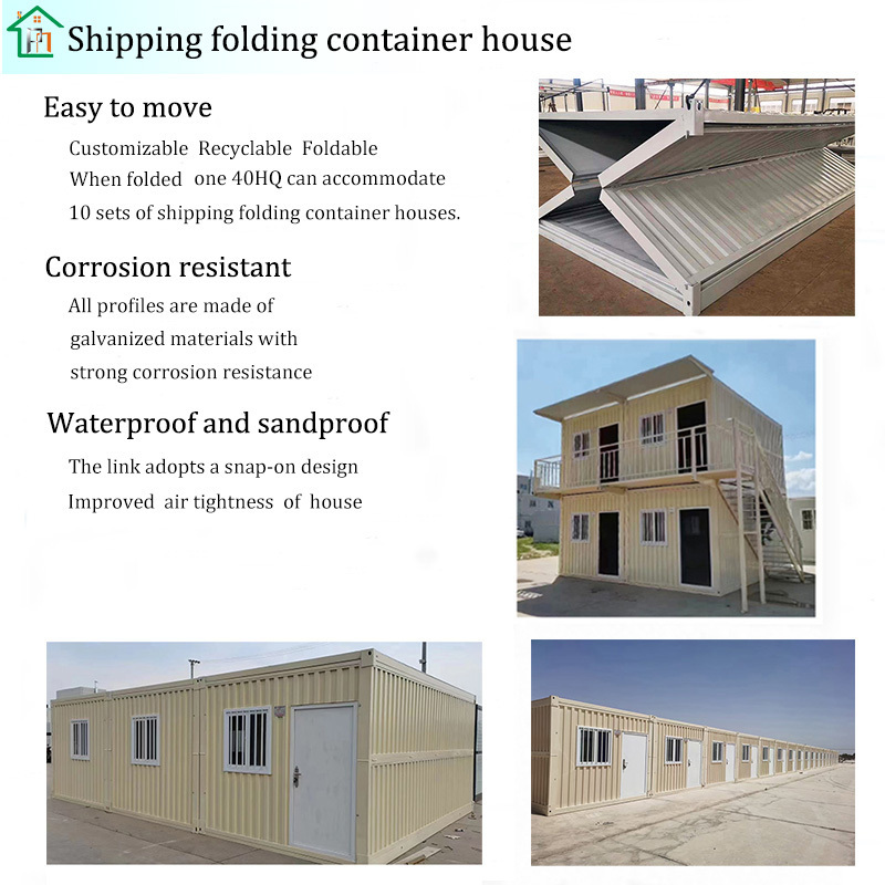 Luxury 20ft Shipping Container Homes Fast Installation Flat Pack Container Prefabricated House Coffee Cafe Shop Bar