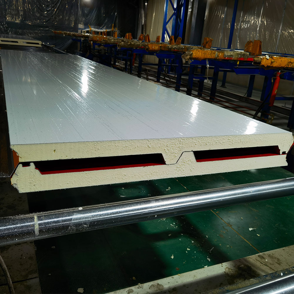 PNS Sound Resistant  Absorbing Color Steel Insulated Pir/pur/pu/puf Sandwich Panel For roof With Both Side ppgi