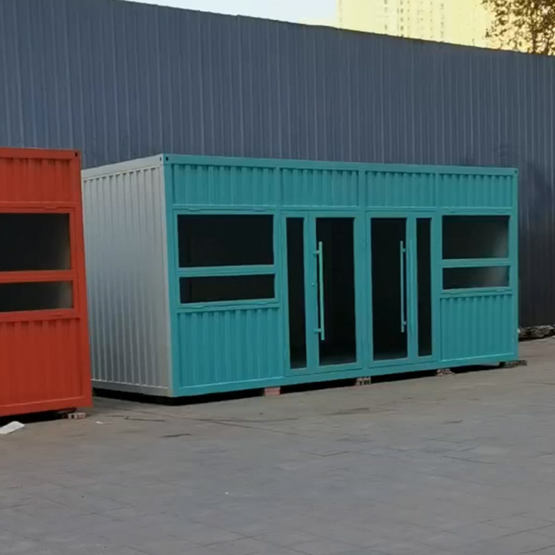 Low Cost Shipping Container Prefabricated Detachable Shops Stores Flat Pack Garage