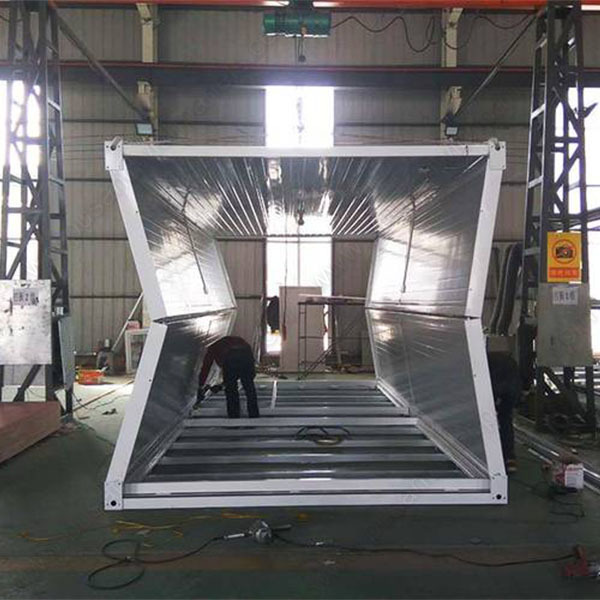 Hurricane Proof Foldable Container House Steel Structure Prefab Building Portable Prefabricated Folding Home