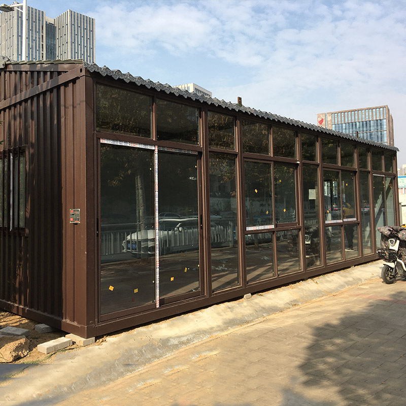 Low Cost Shipping Container Prefabricated Detachable Shops Stores Flat Pack Garage