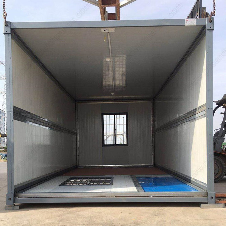 Hot Selling other prefab houses fold out Container House Foldable Detachable Z Type China folding Container house home hut 20ft