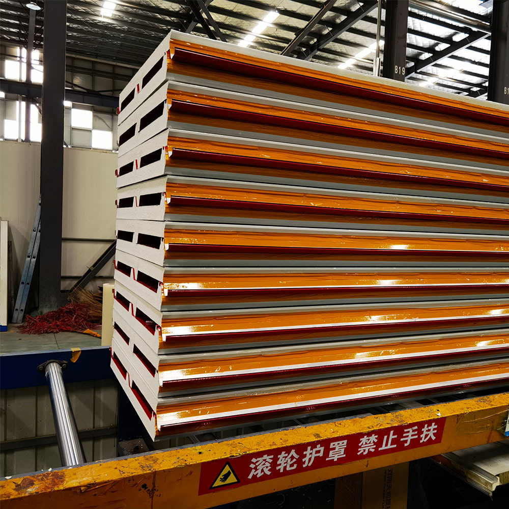 PNS Sound Resistant  Absorbing Color Steel Insulated Pir/pur/pu/puf Sandwich Panel For roof With Both Side ppgi