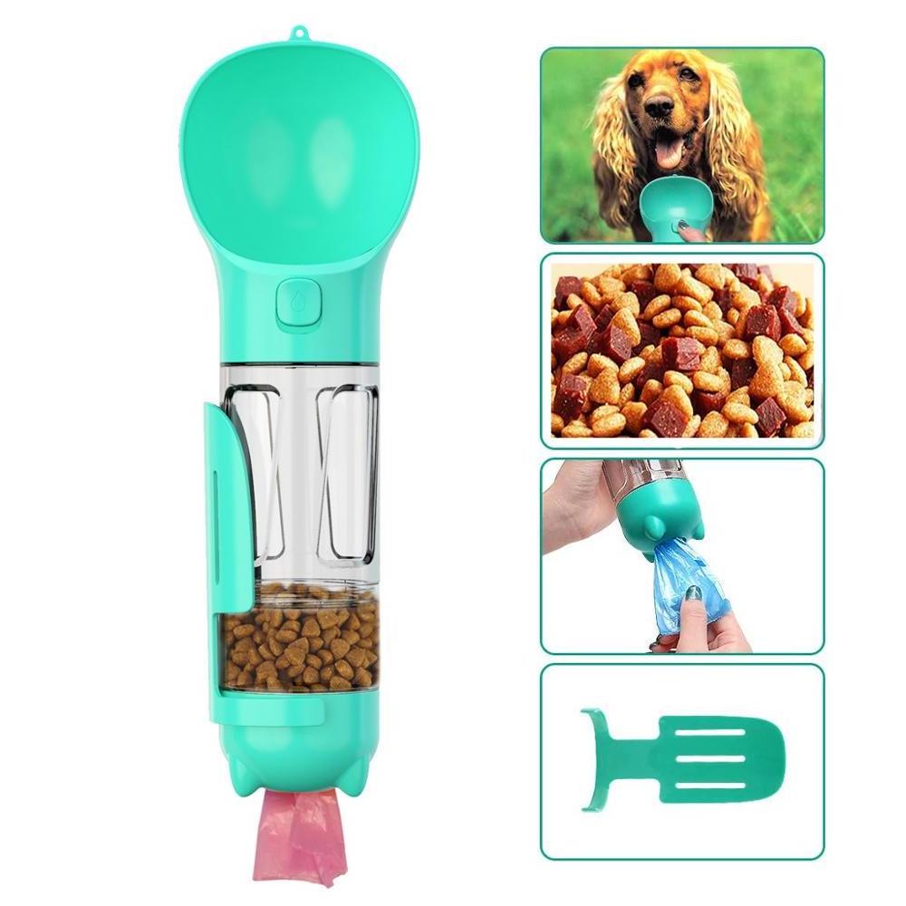 Pet Dog Water Bottle Feeder Bowl Portable Water Food Bottle Cat Pets Outdoor Travel Drinking Food Feeding Dispenser Pet Supplies