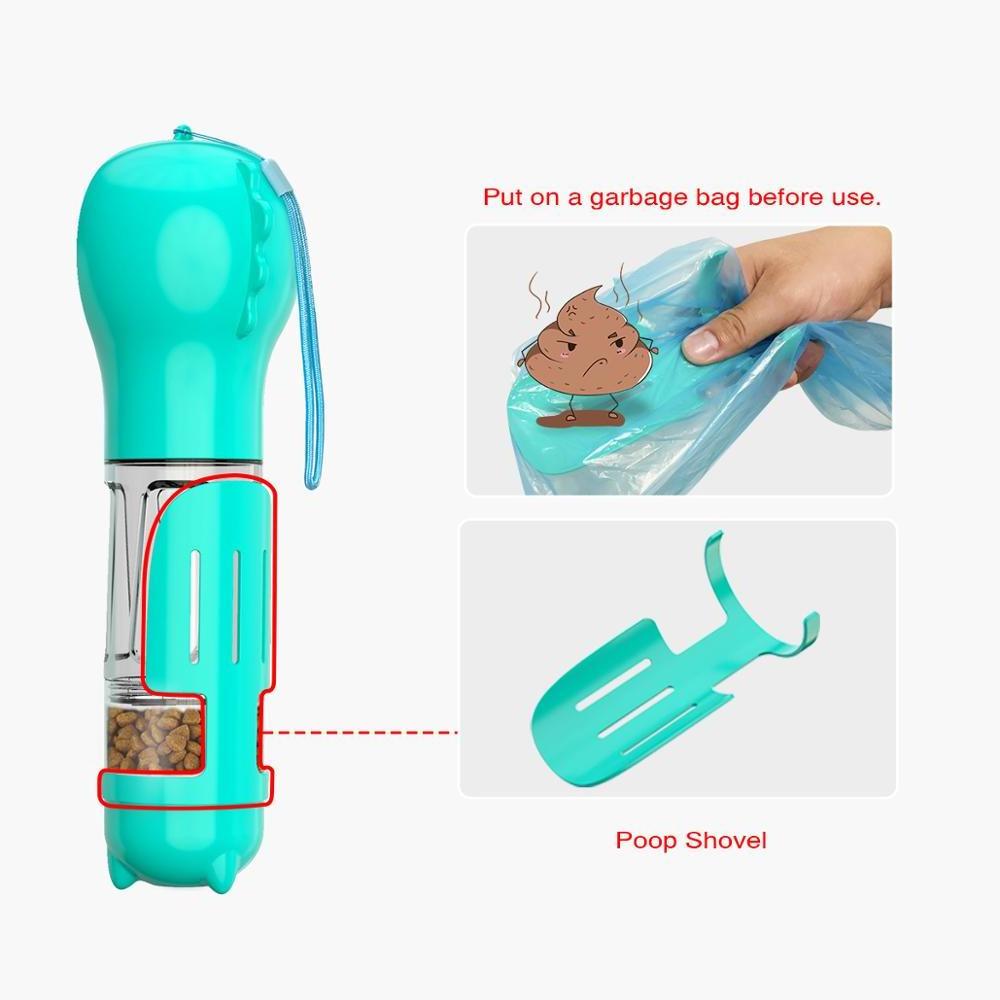 Pet Dog Water Bottle Feeder Bowl Portable Water Food Bottle Cat Pets Outdoor Travel Drinking Food Feeding Dispenser Pet Supplies