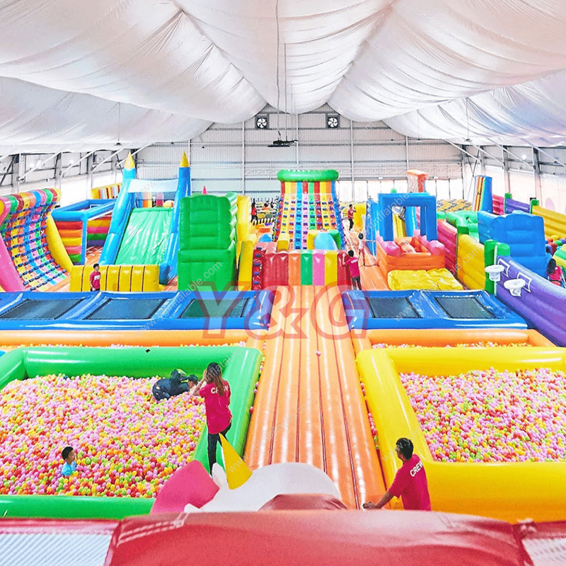 Y&G China Manufacturer immersive indoor playground and inflatable trampoline park equipment