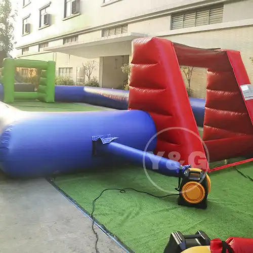 Y&G Inflatable Closed Football Pitch| Commercial Inflatable 3v3 Football Pitch for Street|CE, ISO,Kids Inflatable Football Pitch