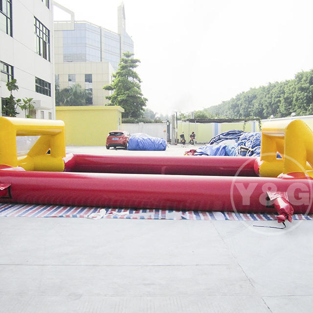 Y&G Hot Selling Inflatable Soapy Soccer Field Inflatable Water Soccer Field for Rent inflatable soccer field water