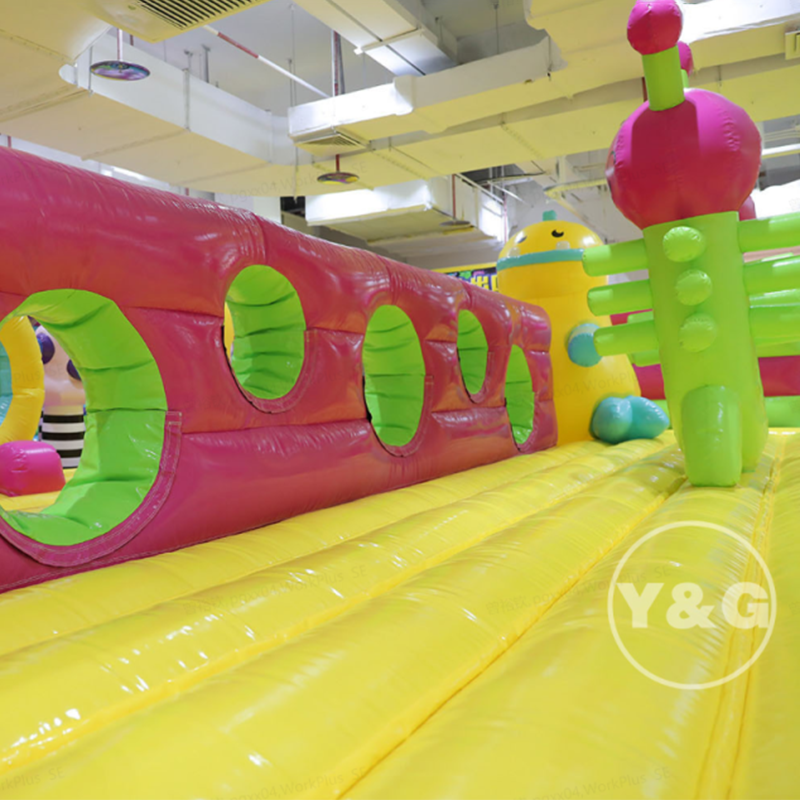 Y&G pvc mini kids commercial bounce house Trampoline Park children party inflatable bounce house Fun Inflatable Park Equipment