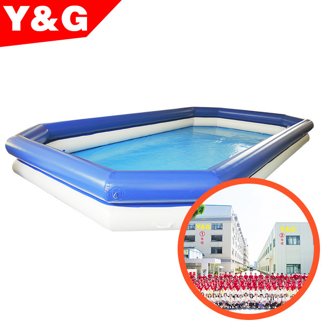 Y&G Inflatable Deep Swimming Pool| Commercial Inflatable Outdoor Swimming Pool| Free Design, TUV, CE, ISO Kids Pool Inflatable