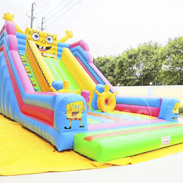 Y&G Cheap commercial giant inflatable water slide with pool Inflatable Water Slides for Sale bounce house with water slide