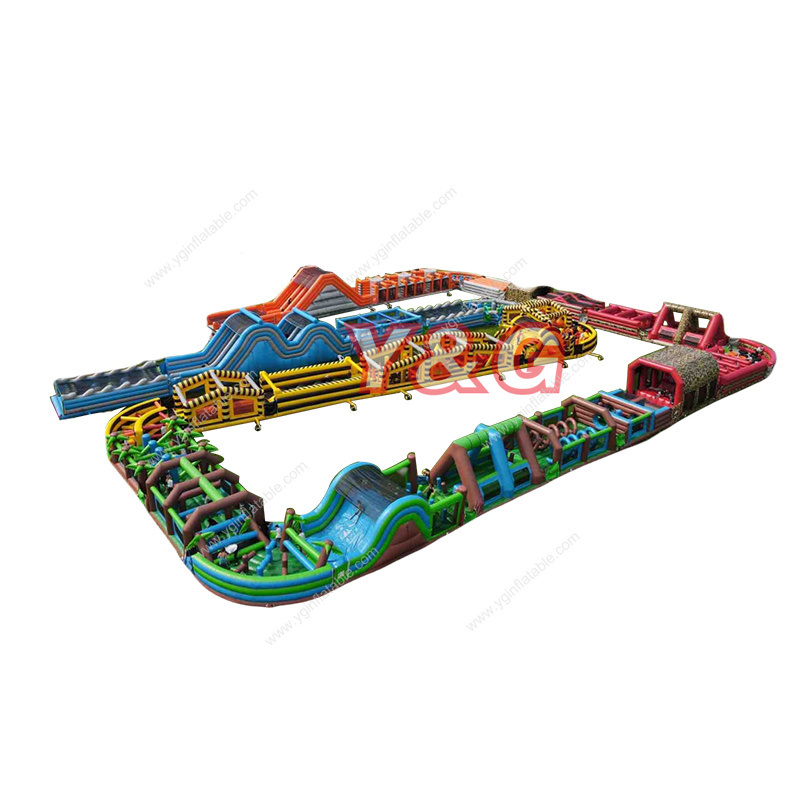 Y&G commercial inflatables park jump park indoor obstacle course inflatable rentals outside activities for kids inflat amus park