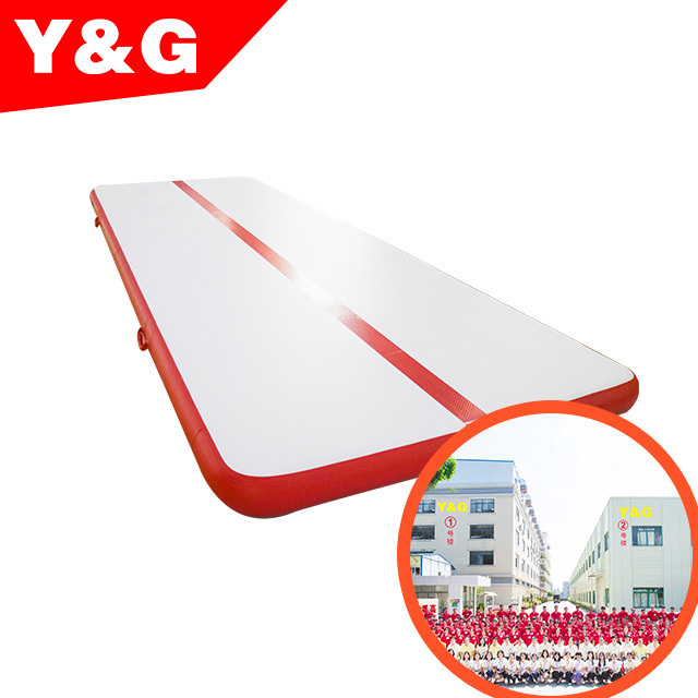 Y&G Air Track Inflatable Gymnastics Mat| Hot Sale Factory Cheap Air Tracks| Free Design, TUV, CE, ISO,Air Track 10m