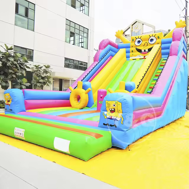 Y&G Cheap commercial giant inflatable water slide with pool Inflatable Water Slides for Sale bounce house with water slide