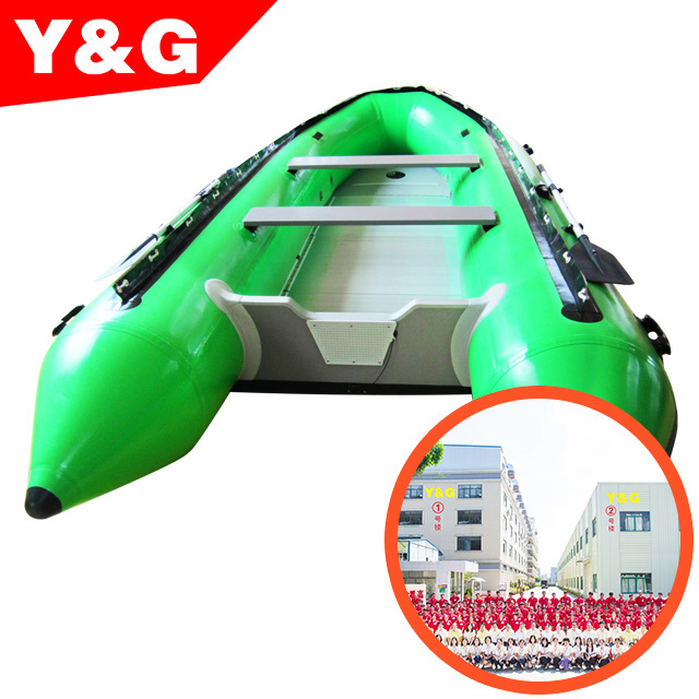 Y&G Fishing Inflatable Boat| Factory Price 14ft Inflatable Boat| 2 Years Warranty, Free Design, TUV, Inflatable Boats for Sale