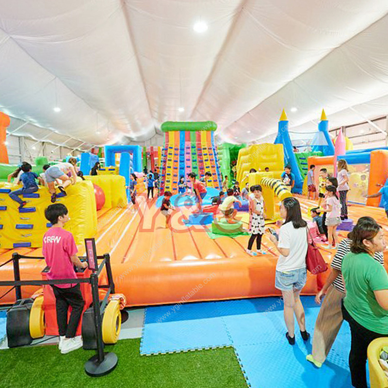 Y&G China Manufacturer immersive indoor playground and inflatable trampoline park equipment