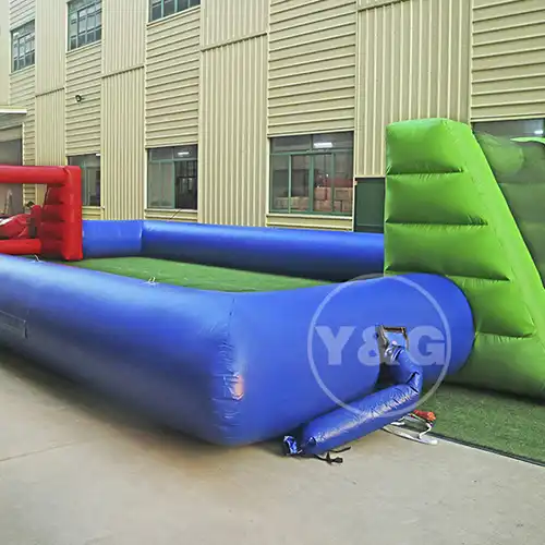 Y&G Inflatable Closed Football Pitch| Commercial Inflatable 3v3 Football Pitch for Street|CE, ISO,Kids Inflatable Football Pitch