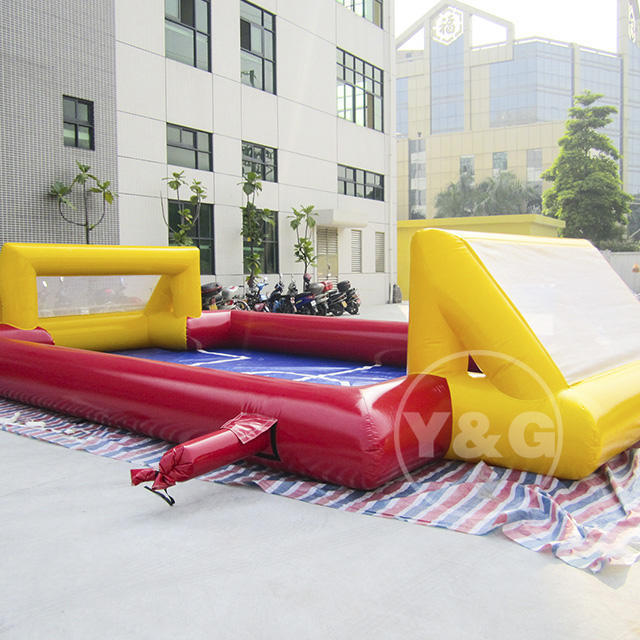 Y&G Hot Selling Inflatable Soapy Soccer Field Inflatable Water Soccer Field for Rent inflatable soccer field water