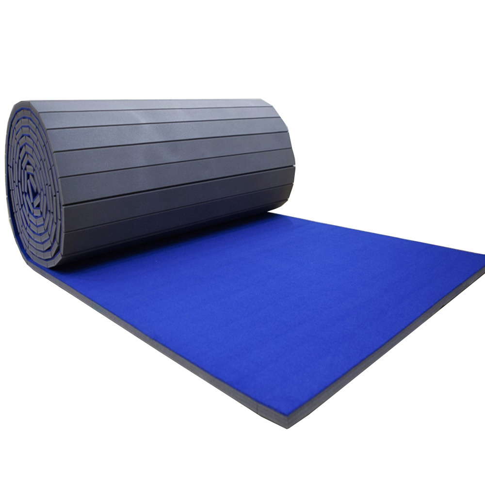 2023 Hot Selling Roll out bjj mats cheap martial arts wushu mat wrestling mats tatami for gymnastics mma  judo  taekwondo floor