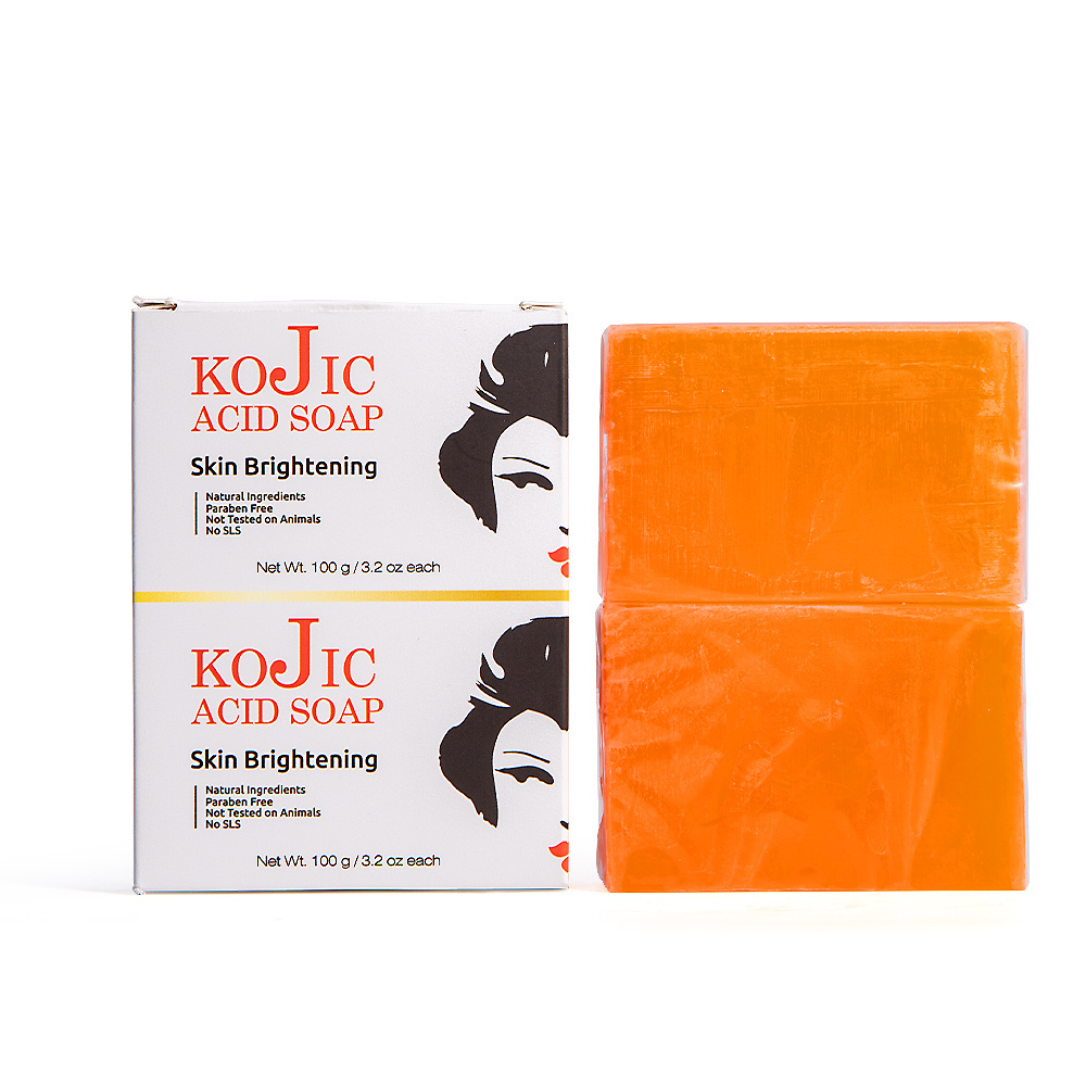 Custom Scented ,Organic Ingredients Anti Acne Whitening Kojic Acid Face Body Bar Soap