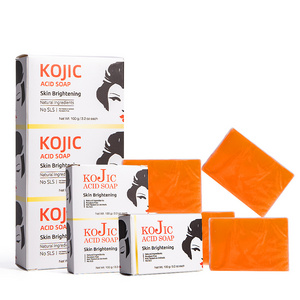 Custom Scented ,Organic Ingredients Anti Acne Whitening Kojic Acid Face Body Bar Soap