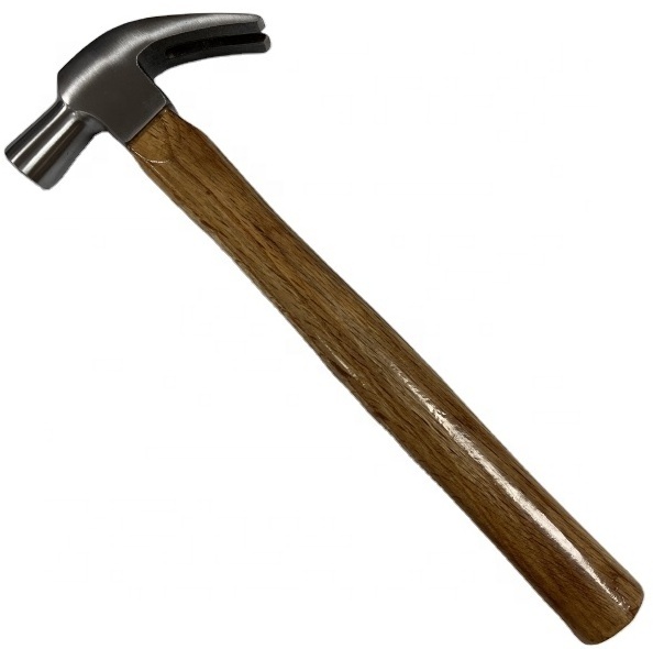 british  type  1045 carbon steel  forging nail  claw   pile  hammer  with   wood  handle  series   multipurpose  tool