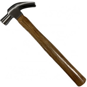 british  type  1045 carbon steel  forging nail  claw   pile  hammer  with   wood  handle  series   multipurpose  tool