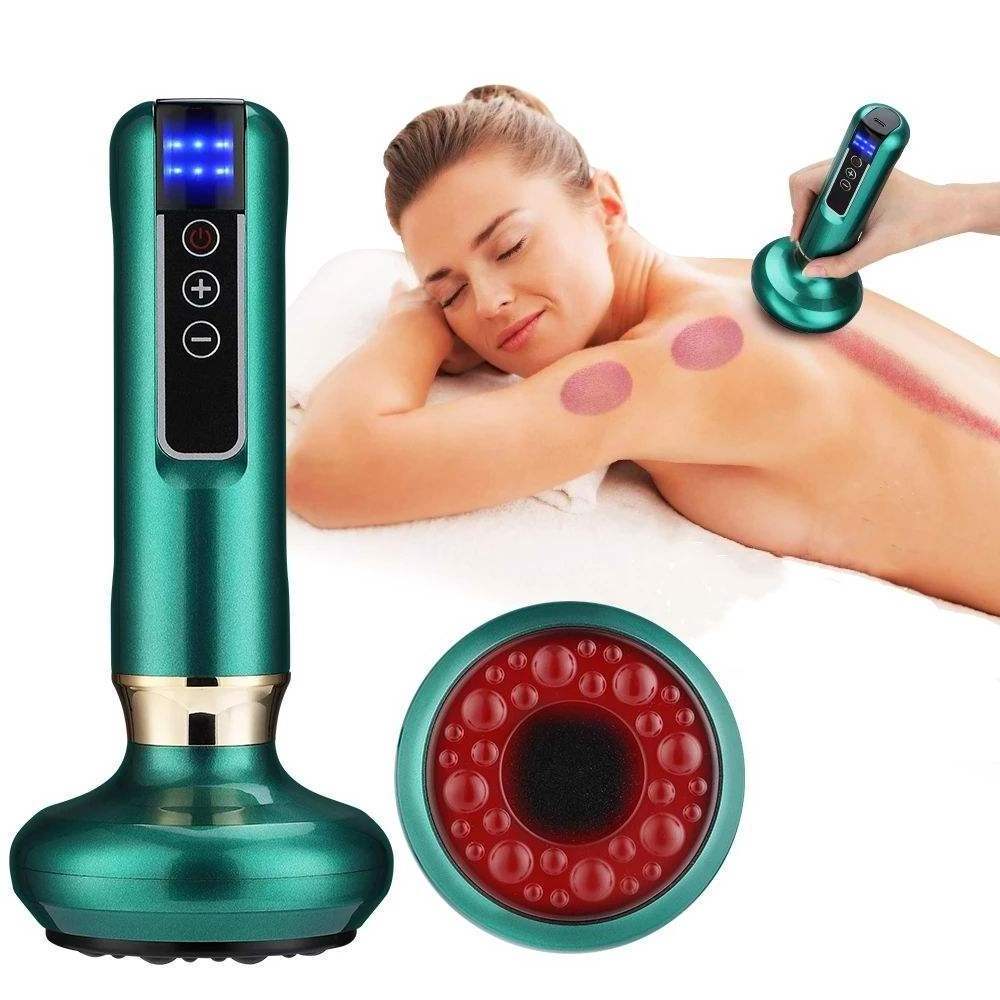 PZ Hot Body Slimming Tools Guasha Electric Scraping Suckers Auto Vacuum Suction Cup Electric Cupping Massager