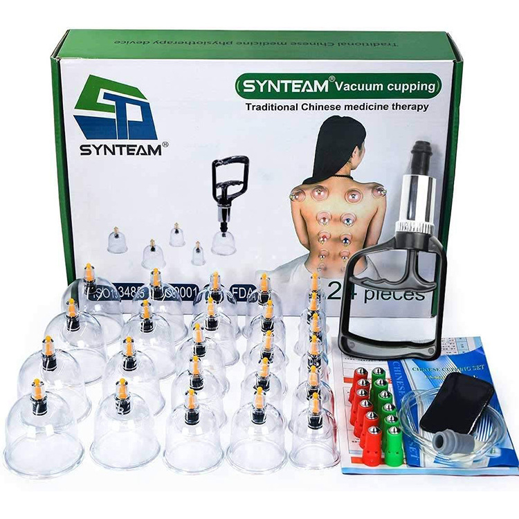 Pz 6 12 16 18 24 32 Piece Chinese Body Cupping Jars Kit Therapy Hijama Medical Massage Cupping Therapy Sets With Custom Box