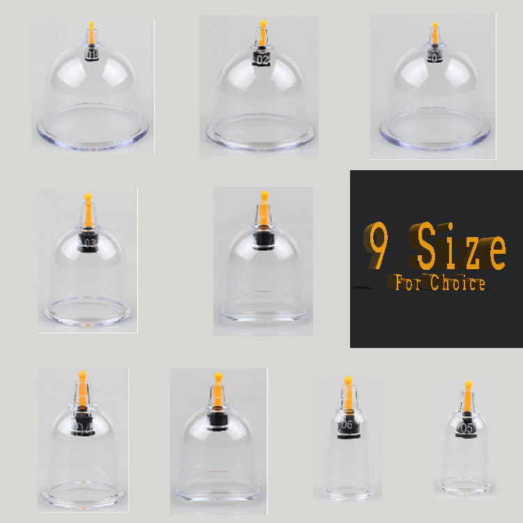 Pz 6 12 16 18 24 32 Piece Chinese Body Cupping Jars Kit Therapy Hijama Medical Massage Cupping Therapy Sets With Custom Box